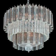 【MURANO GLASS CHANDELIERS】イタリア・ヴェネチアンガラスシャンデリア9灯「BARRY」（W600×H450mm）