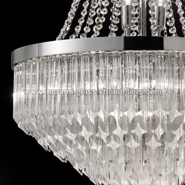 MURANO GLASS CHANDELIERSۥꥢͥ󥬥饹ǥꥢ8BELLAסW600H900mm