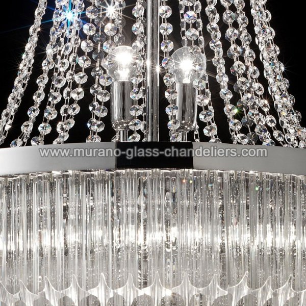 MURANO GLASS CHANDELIERSۥꥢͥ󥬥饹ǥꥢ8BELLAסW600H900mm