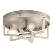 【KICHLER】アメリカ・デザインシーリングライト「Peyton」3灯(W410×H170mm)
