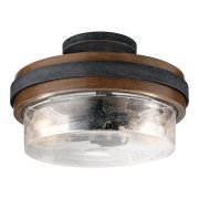 【KICHLER】アメリカ・デザインシーリングライト「Grand Bank」2灯(W300×H180mm)