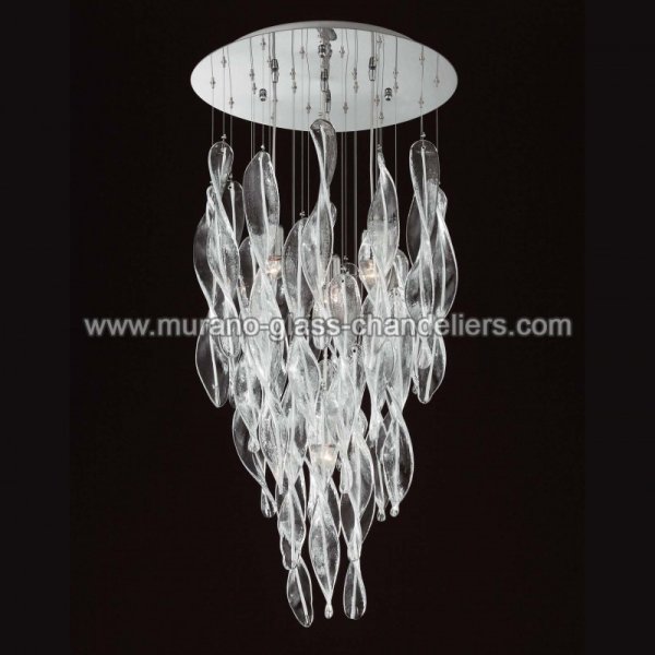 MURANO GLASS CHANDELIERSۥꥢͥ󥬥饹ǥꥢ4ELICAסW500H1100mm