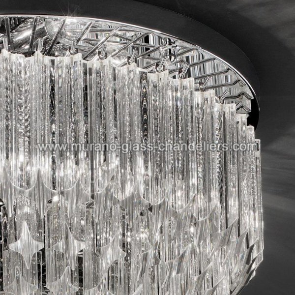 MURANO GLASS CHANDELIERSۥꥢͥ󥬥饹󥰥饤6HARMONYסW600H430mm