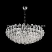 【MURANO GLASS CHANDELIERS】イタリア・ヴェネチアンガラスシャンデリア9灯「HENRIETTA」（W900×H400mm）