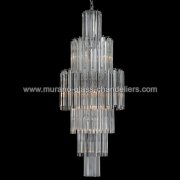 【MURANO GLASS CHANDELIERS】イタリア・ヴェネチアンガラスシャンデリア10灯「JACKIE」（W400×H1000mm）