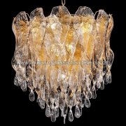 【MURANO GLASS CHANDELIERS】イタリア・ヴェネチアンガラスシャンデリア7灯「KARIN」（W700×H700mm）