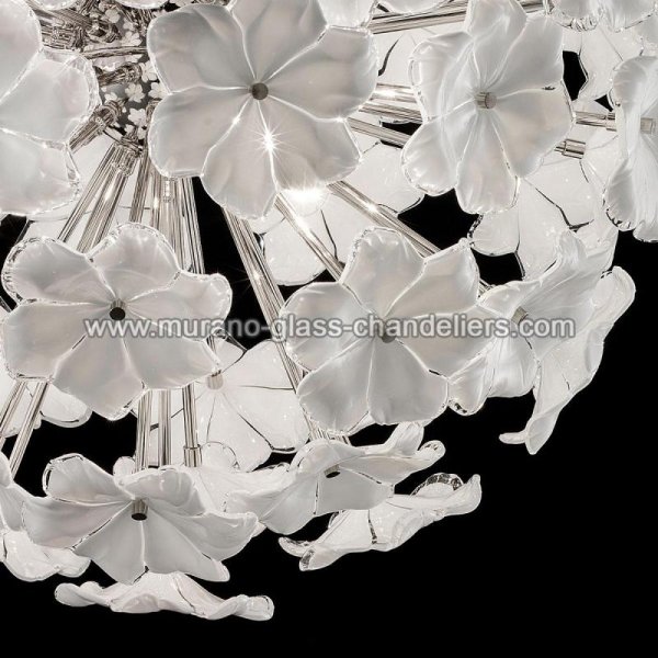 MURANO GLASS CHANDELIERSۥꥢͥ󥬥饹ǥꥢ6LOTUSסW700H700mm