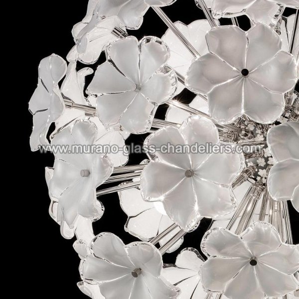 MURANO GLASS CHANDELIERSۥꥢͥ󥬥饹ǥꥢ6LOTUSסW700H700mm