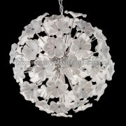 【MURANO GLASS CHANDELIERS】イタリア・ヴェネチアンガラスシャンデリア6灯「LOTUS」（W700×H700mm）<img class='new_mark_img2' src='https://img.shop-pro.jp/img/new/icons1.gif' style='border:none;display:inline;margin:0px;padding:0px;width:auto;' />