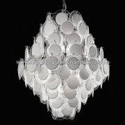 【MURANO GLASS CHANDELIERS】イタリア・ヴェネチアンガラスシャンデリア12灯「MELODY」（W750×H950mm）<img class='new_mark_img2' src='https://img.shop-pro.jp/img/new/icons1.gif' style='border:none;display:inline;margin:0px;padding:0px;width:auto;' />