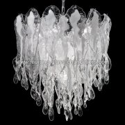 【MURANO GLASS CHANDELIERS】イタリア・ヴェネチアンガラスシャンデリア7灯「NATALIE」（W700×H700mm）