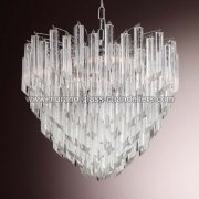 【MURANO GLASS CHANDELIERS】イタリア・ヴェネチアンガラスシャンデリア6灯「NELLY」（W550×H500mm）<img class='new_mark_img2' src='https://img.shop-pro.jp/img/new/icons1.gif' style='border:none;display:inline;margin:0px;padding:0px;width:auto;' />