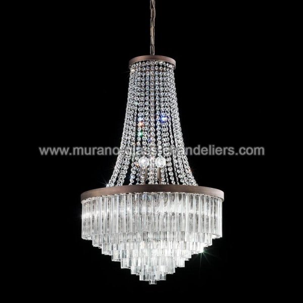 MURANO GLASS CHANDELIERSۥꥢͥ󥬥饹ǥꥢ8SOPHIAסW450H750mm