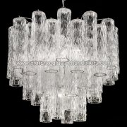【MURANO GLASS CHANDELIERS】イタリア・ヴェネチアンガラスシャンデリア7灯「TRONCHI」（W600×H550mm）<img class='new_mark_img2' src='https://img.shop-pro.jp/img/new/icons1.gif' style='border:none;display:inline;margin:0px;padding:0px;width:auto;' />