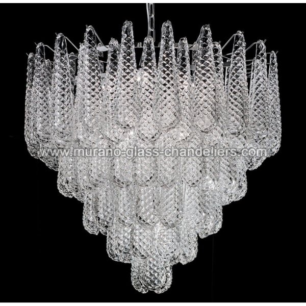 MURANO GLASS CHANDELIERSۥꥢͥ󥬥饹ǥꥢ10ZOEYסW800H750mm