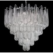 【MURANO GLASS CHANDELIERS】イタリア・ヴェネチアンガラスシャンデリア10灯「ZOEY」（W800×H750mm）