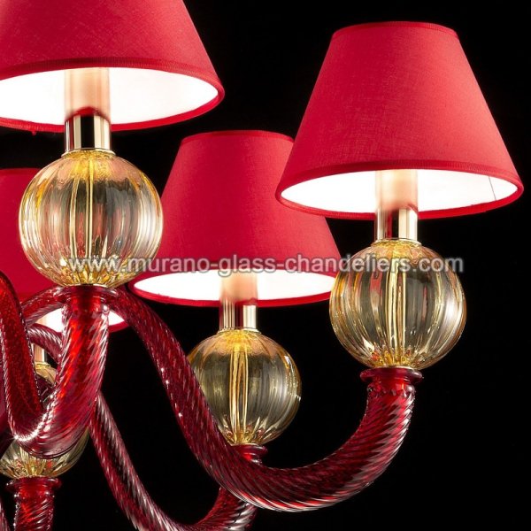 1߸ͭۡMURANO GLASS CHANDELIERSۥꥢͥ󥬥饹ǥꥢ8AMALIAסW950H600mm