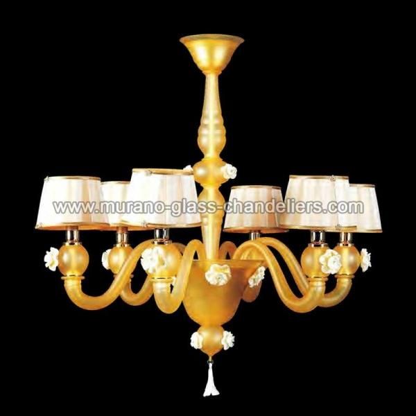 MURANO GLASS CHANDELIERSۥꥢͥ󥬥饹󥰥饤6ARIELEסW800H950mm