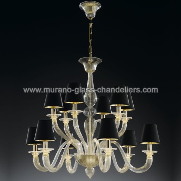 MURANO GLASS CHANDELIERSۥꥢͥ󥬥饹ǥꥢ12BANQUOסW900H720mm