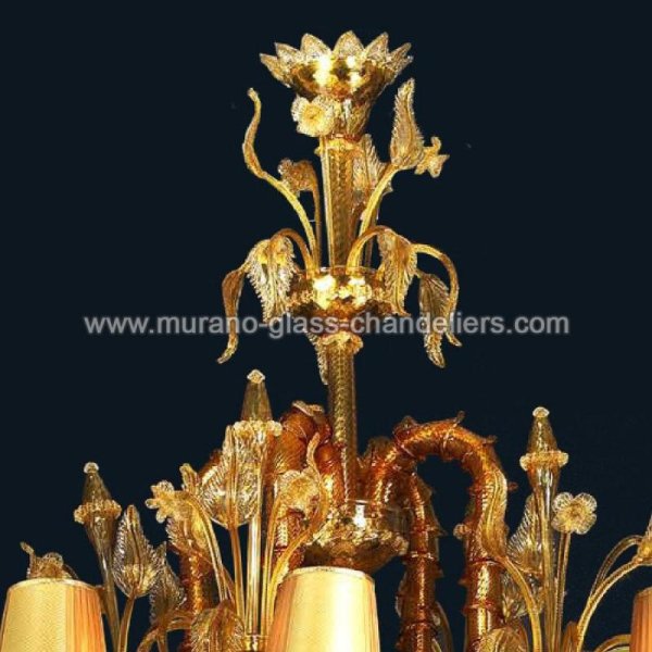 MURANO GLASS CHANDELIERSۥꥢͥ󥬥饹ǥꥢ28HONEYסW1750H1850mm