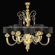 【MURANO GLASS CHANDELIERS】イタリア・ヴェネチアンガラスシャンデリア10灯「MATILDE」（W950×H1050mm）<img class='new_mark_img2' src='https://img.shop-pro.jp/img/new/icons1.gif' style='border:none;display:inline;margin:0px;padding:0px;width:auto;' />