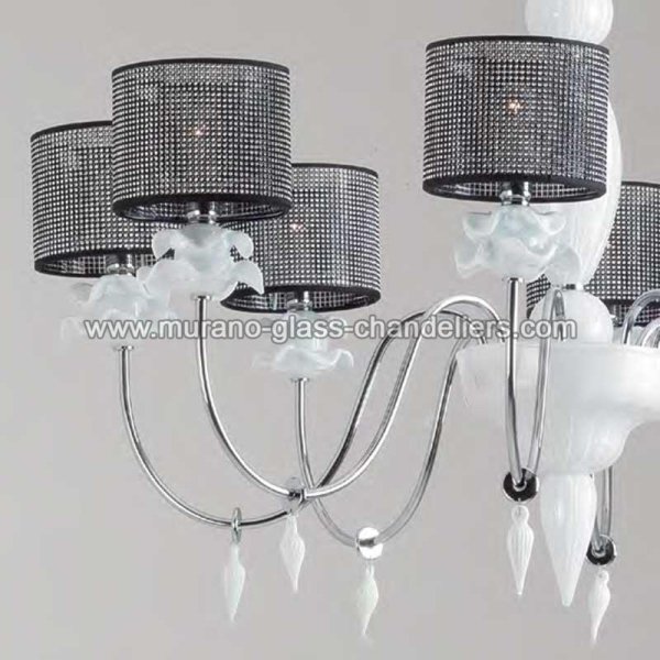 MURANO GLASS CHANDELIERSۥꥢͥ󥬥饹ǥꥢ8RACHELEסW1050H950mm