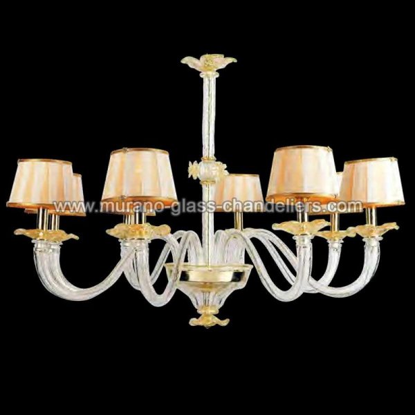 MURANO GLASS CHANDELIERSۥꥢͥ󥬥饹ǥꥢ8SALOMÈסW1000H700mm