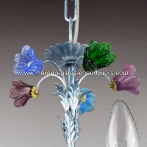 MURANO GLASS CHANDELIERSۥꥢͥ󥬥饹ǥꥢ5CIVETTAסW450H450mm