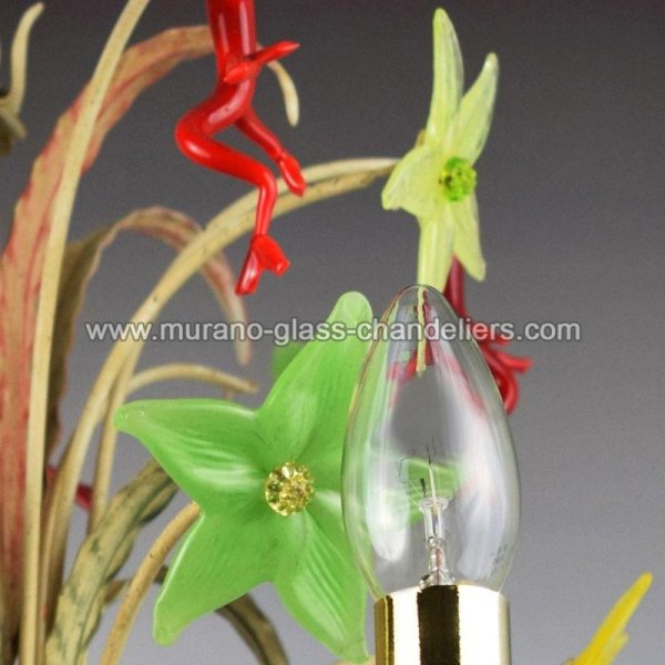 MURANO GLASS CHANDELIERSۥꥢͥ󥬥饹ǥꥢ5CORALLOסW500H500mm