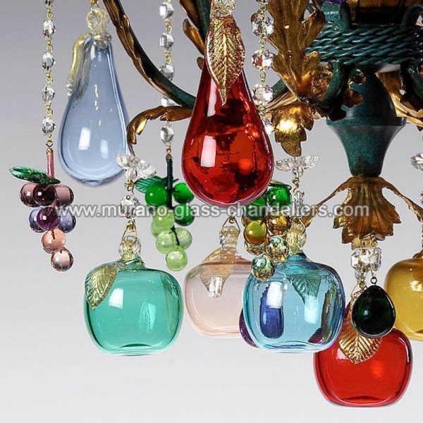 MURANO GLASS CHANDELIERSۥꥢͥ󥬥饹ǥꥢ6FRUTTETOסW600H600mm