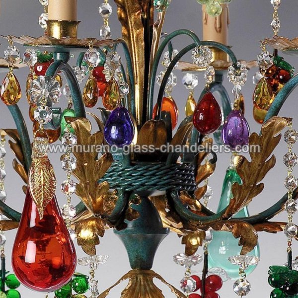 MURANO GLASS CHANDELIERSۥꥢͥ󥬥饹ǥꥢ6FRUTTETOסW600H600mm