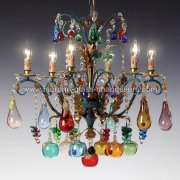 MURANO GLASS CHANDELIERSۥꥢͥ󥬥饹ǥꥢ6FRUTTETOסW600H600mm