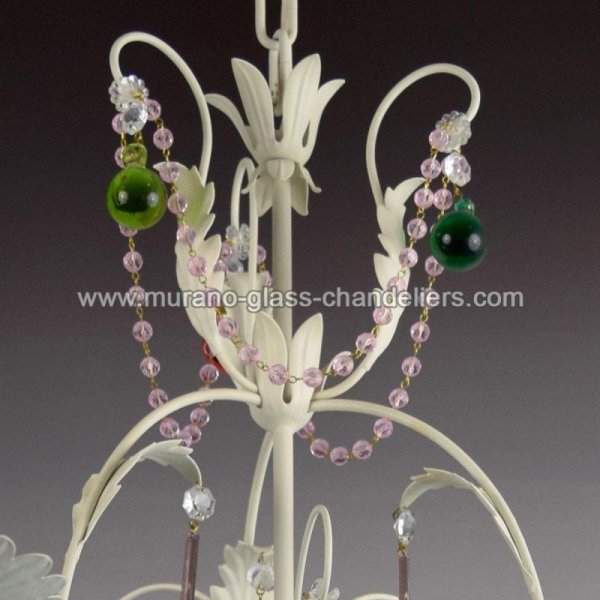 MURANO GLASS CHANDELIERSۥꥢͥ󥬥饹ǥꥢ6MELA BIANCAסW850H850mm