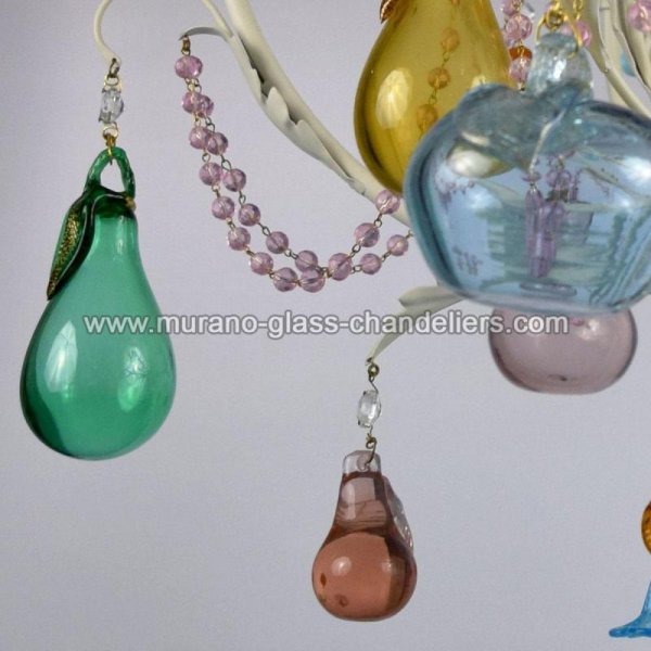 MURANO GLASS CHANDELIERSۥꥢͥ󥬥饹ǥꥢ6MELA BIANCAסW850H850mm