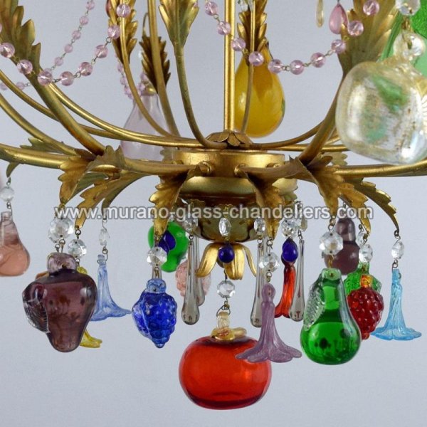 MURANO GLASS CHANDELIERSۥꥢͥ󥬥饹ǥꥢ8MELA D'OROסW850H850mm