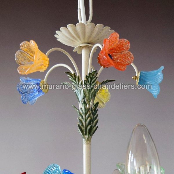 MURANO GLASS CHANDELIERSۥꥢͥ󥬥饹ǥꥢ5UCCELLINIסW450H550mm