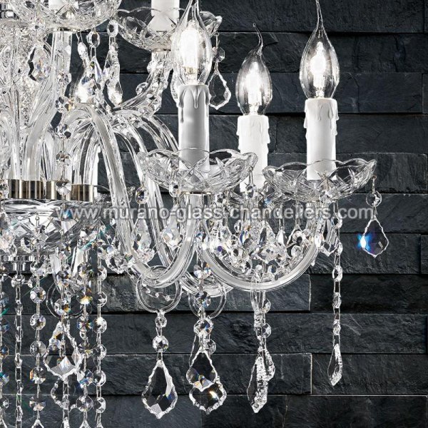 MURANO GLASS CHANDELIERSۥꥢͥ󥬥饹ǥꥢ12ALFIERIסW610H640mm