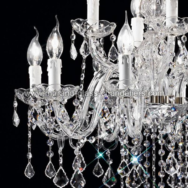 MURANO GLASS CHANDELIERSۥꥢͥ󥬥饹ǥꥢ12ALFIERIסW610H640mm