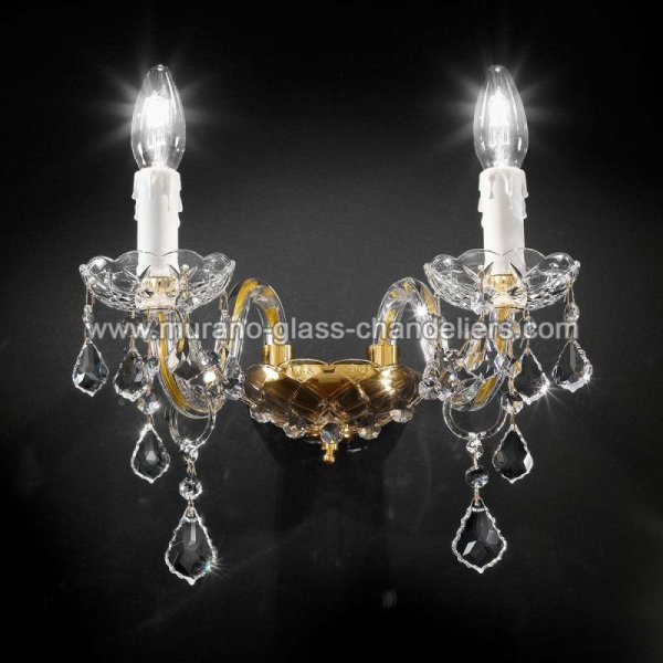 MURANO GLASS CHANDELIERSۥꥢͥ󥬥饹饤2ALFIERIסW310D260H280mm