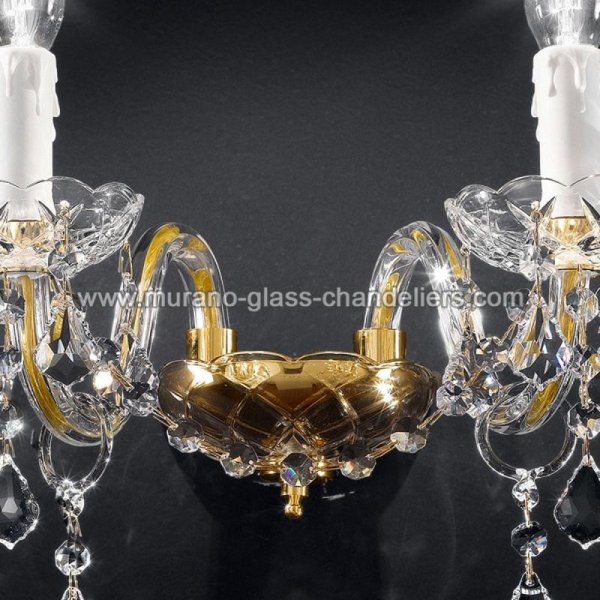 MURANO GLASS CHANDELIERSۥꥢͥ󥬥饹饤2ALFIERIסW310D260H280mm