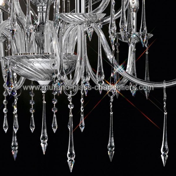 MURANO GLASS CHANDELIERSۥꥢͥ󥬥饹ǥꥢ12AMADEOסW960H730mm