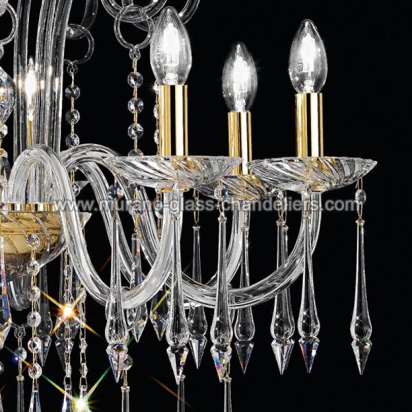 MURANO GLASS CHANDELIERSۥꥢͥ󥬥饹ǥꥢ8AMADEOסW750H640mm