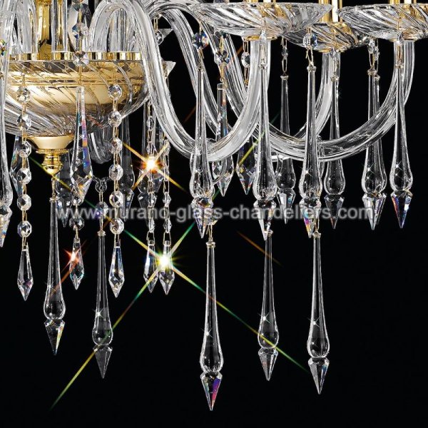 MURANO GLASS CHANDELIERSۥꥢͥ󥬥饹ǥꥢ8AMADEOסW750H640mm