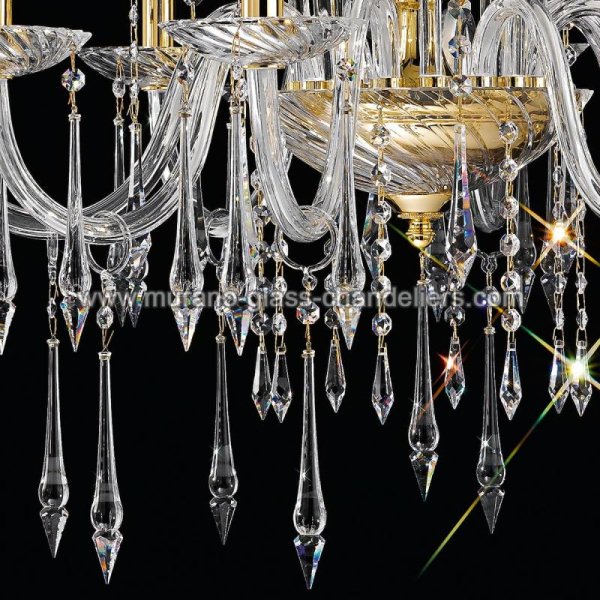 MURANO GLASS CHANDELIERSۥꥢͥ󥬥饹ǥꥢ8AMADEOסW750H640mm