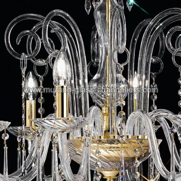 MURANO GLASS CHANDELIERSۥꥢͥ󥬥饹ǥꥢ8AMADEOסW750H640mm