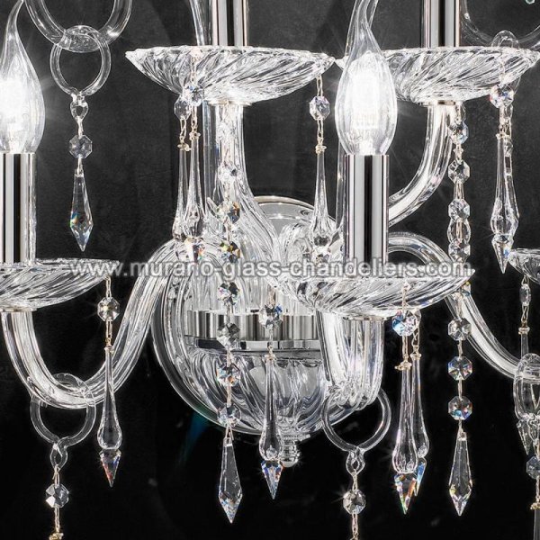 MURANO GLASS CHANDELIERSۥꥢͥ󥬥饹饤5AMADEOסW480D310H450mm