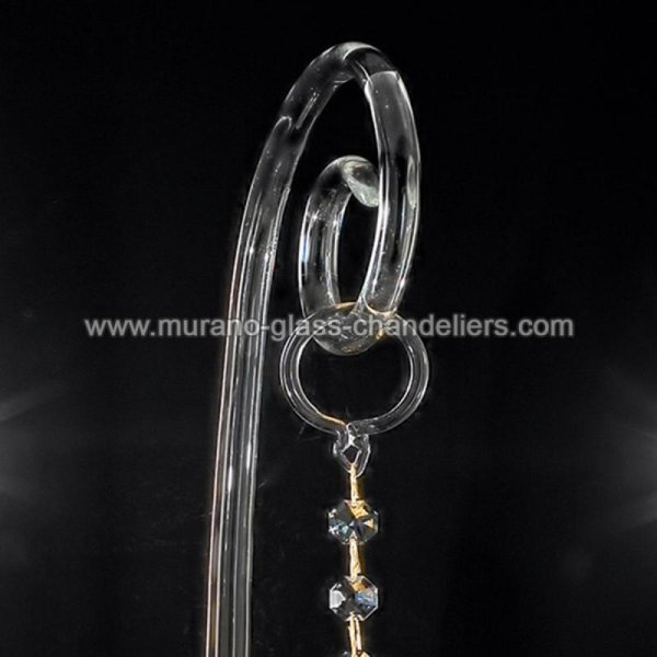 MURANO GLASS CHANDELIERSۥꥢͥ󥬥饹饤5AMADEOסW480D310H450mm