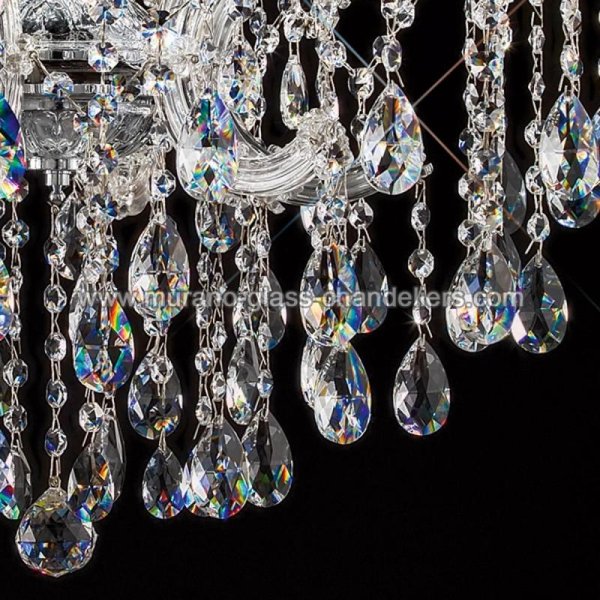 MURANO GLASS CHANDELIERSۥꥢͥ󥬥饹ǥꥢ6ARCIMBOLDOסW710H600mm