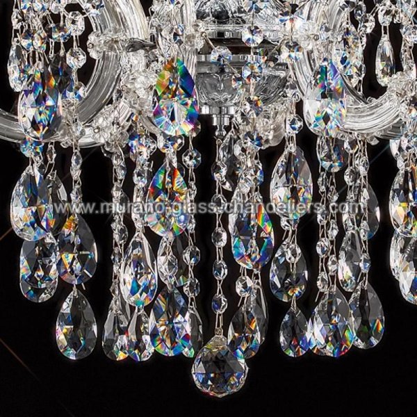 MURANO GLASS CHANDELIERSۥꥢͥ󥬥饹ǥꥢ6ARCIMBOLDOסW710H600mm