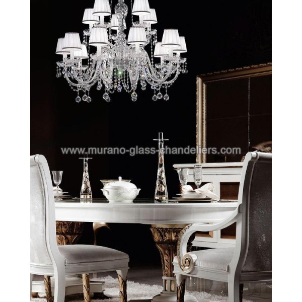 MURANO GLASS CHANDELIERSۥꥢͥ󥬥饹ǥꥢ15BARBIERIסW940H1050mm